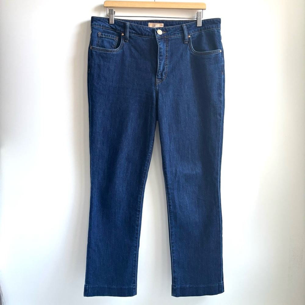 KUT From The Kloth Reese Fab AB Ankle Straight Leg High Rise Denim Jeans Size 10